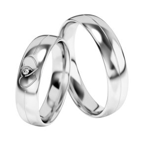 Argollas Sólida Plata 925 ley Certificada Mod. Coralma -Ver más variantes-