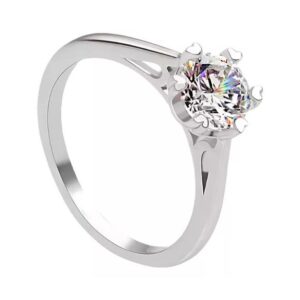 Anillo Sólida Plata 925 ley Certificada Uñas de Corazón Mod. Corazones -Ver más variantes-