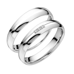 Argollas Sólida Plata 925 ley Certificada Mod. Destino -Ver más variantes-