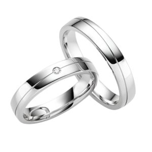 Argollas Sólida Plata 925 ley Certificada Mod. Fidelidad -Ver más variantes-