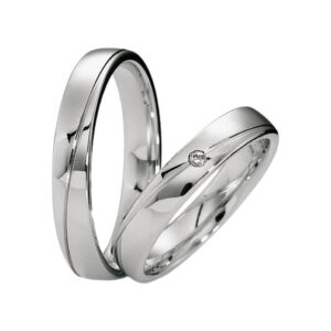 Argollas Sólido Oro 14k Certificado Mod. Fidelity -Ver más variantes-
