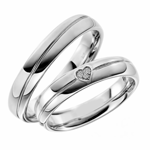 Argollas Sólida Plata 925 ley Certificada Mod. Fidelitycz -Ver más variantes-