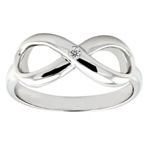 Anillo Sólida Plata 925 ley Certificada Mod. Infinito -Ver más variantes-