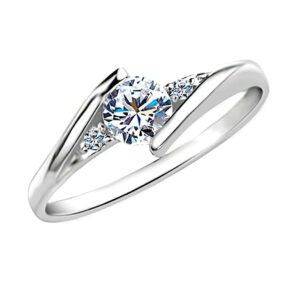 Anillo Sólida Plata 925 ley Certificada Mod. Lovers -Ver más variantes-