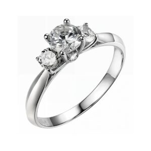 Anillo Sólida Plata 925 ley Certificada Mod. Moon -Ver más variantes-